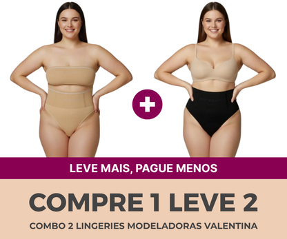 2 Lingeries Modeladoras Valentina - Compre 1 leve 2